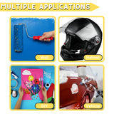 4 Pack Yellow Painters Tape - Fine Line Masking Tape 1/2" - Thin Automotive Pinstripe Tape for DIY, Paint, Art, Tumblers