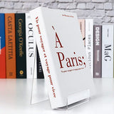 5PCS Acrylic Book Display Stand Clear Easel with Ledge Tablet Holder for Displaying Books, Pictures, Notebooks, CDs In Australia - Darrahopens