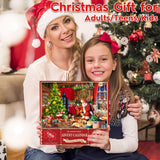 Christmas Holiday Advent Calendar, Puzzle Retro Educational Toys, Winter Holiday Puzzle Christmas Surprise Gift for Kids and Adults