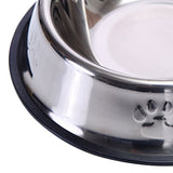 Stainless Steel Dog Bowls, Dog Feeding Bowls, Dog Plate Bowls with Rubber Base, Small and Medium Pet Feeder Bowls and Water Bowls In Australia - Darrahopens