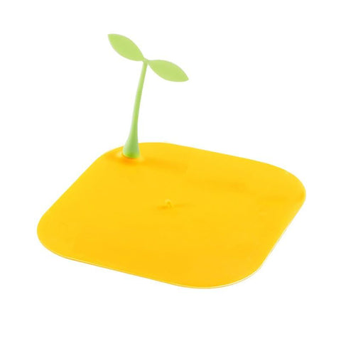 Silicone floor drain with cute bean sprout shape, sewer deodorization and odor prevention pad, insect proof drainage plug In Australia - Darrahopens