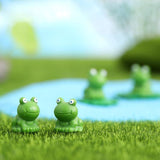 4pcs Blue-Eyed Mini Resin Frog Figurine - Cute Cartoon Moss Micro Landscape Mini Frog Decoration DIY Garden Home Decor In Australia - Darrahopens