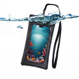 Waterproof Phone Pouch, Floating Waterproof Phone Case Bag for Swimming, Adjustable Lanyard Underwater Phone Dry Bag