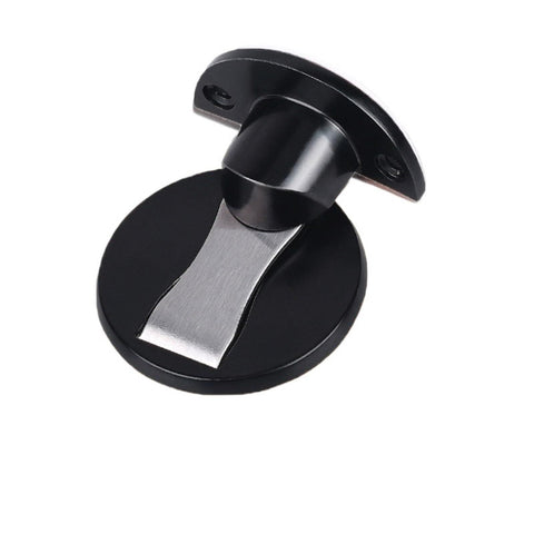 Stainless steel solid invisible suction, no drilling, with adhesive zinc alloy magnetic buckle anti door stopper