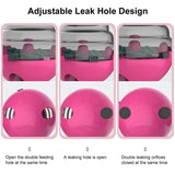 Dog Leaky Food Toy Interactive Dog Cat Toy Food Treat Dispensing Toys, Slow Feeder Treat Ball for Pets Increases IQ