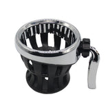 Motorcycle cup holder, universal water bottle, coffee cup, beverage holder, adjustable cup, mesh basket