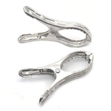 3pcs Stainless steel clothes clip, beach chair towel clip, giant clothes clip, metal clip - prevents towels from being blown away