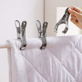 3pcs Stainless steel clothes clip, beach chair towel clip, giant clothes clip, metal clip - prevents towels from being blown away In Australia - Darrahopens
