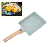 Egg Frying Pan Mini Frying Pan Green Non Stick Aluminum Alloy Frying Pan Heated Egg Frying Pan for Home