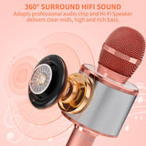 Adult wireless Bluetooth karaoke microphone, portable handheld karaoke machine, boys' and girls' toys In Australia - Darrahopens