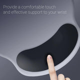 Fashionable and Personalized Gel Ergonomic Mouse Pad for Office Desk Accessories - Non-Slip Bottom - Comfortable for Gaming