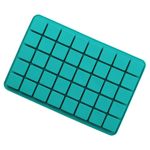 Grid chocolate mold candy making ice cube mold Nama chocolate square silicone party biscuit baking mold square chocolate mold In Australia - Darrahopens