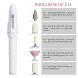 Nail grinder, electric filing and polishing machine, nail and foot trimmer, used for grinding dead skin and nails