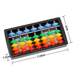 7 Gear Abacus Mental Arithmetic Math Learning Tools Abacus Mental Arithmetic Toys Children's Learning Toys