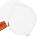 Wooden handle glass measuring cup, heat-resistant double mouthed milk coffee cup, transparent scale design In Australia - Darrahopens