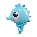 Ocean Animal Birthday Party Decoration, Ocean Animal Balloon Set No.1 Octopus Pufferfish Starfish Blue Ocean Balloon