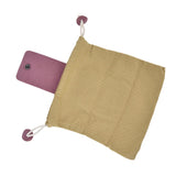 Foldable Canvas Fruit Collecting Bag with Adjustable Waist Belt, Reliable and Lightweight Harvest Tote for Camping and Foraging