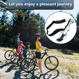 Bicycle trailer hooks, connectors, couplers, bicycle adapters, black adapter accessories provided for cargo and pet bicycle trailers