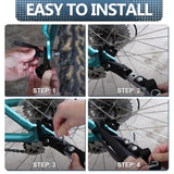 Bicycle trailer hooks, connectors, couplers, bicycle adapters, black adapter accessories provided for cargo and pet bicycle trailers