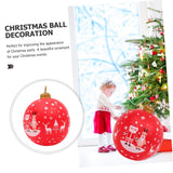 Inflatable balloons, holiday decorations, Christmas garden spheres, Christmas decorations, Christmas inflatable outdoors