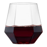 Hexagonal transparent glass cup, water cup, beverage cup, tasting cup, transparent glass cup, water cup