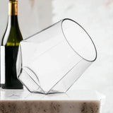Hexagonal transparent glass cup, water cup, beverage cup, tasting cup, transparent glass cup, water cup