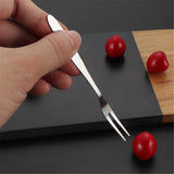 4pcs Fruit fork Stainless Steel Gold Cake Dessert forks Lovely Mini fork Used for Cake In Party Snail fork Kitchen Tool