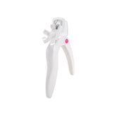 Used for fake nail art manicure, white adjustable stainless steel nail clippers, professional rotating nail clippers In Australia - Darrahopens