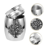 Decoration for burying cat ashes, puppy memorial hall, cat funeral, pet daddy, stainless steel mini storage jar In Australia - Darrahopens
