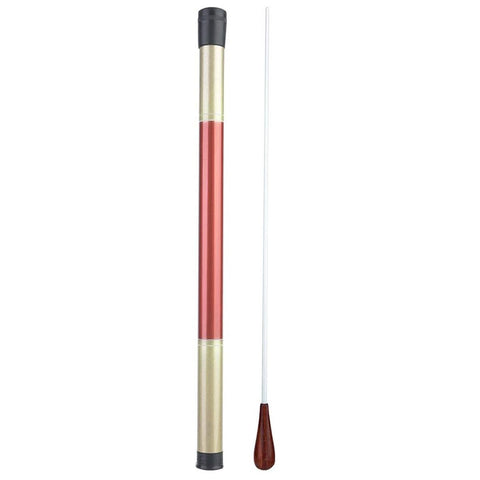 Band conductor baton tube+conductor baton, red sandalwood conductor baton, solid wood conductor baton