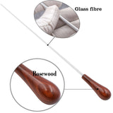 Band conductor baton tube+conductor baton, red sandalwood conductor baton, solid wood conductor baton
