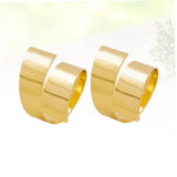 2pcs Napkin decoration ring, circular napkin holder, napkin ring, dinner napkin ring, tableware, banquet alloy accessories