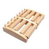 Wooden foot massage roller, bipedal massage roller, used to relieve foot fatigue, pain, and plantar fasciitis In Australia - Darrahopens