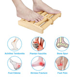 Wooden foot massage roller, bipedal massage roller, used to relieve foot fatigue, pain, and plantar fasciitis In Australia - Darrahopens