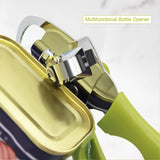 4-in-1 Stainless Steel Can Opener, Hand-Held Can Opener, Labor-saving Handle, Easy To Grasp And Heavy Load, Green In Australia - Darrahopens