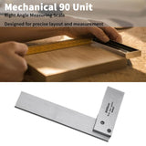 Engineer 90 Right, Machinist Square Set Engineer 90 Right Angle Precision Steel Angle Ruler Precision Square Set