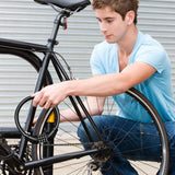 Bike Lock Portable Bike Locks Cable High Security Bicycle Lock Cycling Lock with 4-Digits Codes Ideal to Secure Bike, Motorbike In Australia - Darrahopens