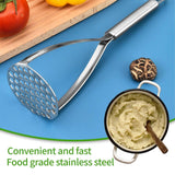 Potato Masher,Potato Masher Stainless,Masher Tool,Versatile Masher Hand Tool & Potato Smasher for Potatoe, Avocado, Sweet Potato