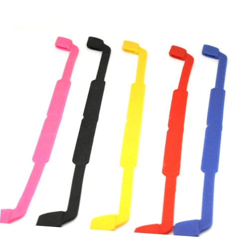 Anti slip children/adult glasses strap with 5 pairs of ear hooks, safety glasses frame, sports glasses holder
