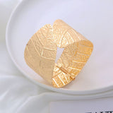 2pcs，Summer Fashion New Leaf Bracelet Wide Version Spring Opening Leaf Texture Bracelet Personalized Street Photography In Australia - Darrahopens