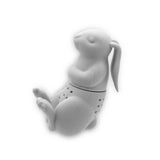 Rabbit Reusable Silicone Tea Injector, Grey, Fun Gift for Tea Enthusiasts, Smart Kitchen Tool Tea Maker Tea Bag In Australia - Darrahopens