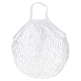 2pcs， Cotton Mesh Bag Reusable Washable Mesh Net String Grocery Bags Organizer for Fruits Vegetables Shopping