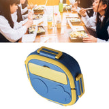 Large Capacity Divided Lunch Box with Stainless Steel Material, Multi Compartment Food Container for Home Outdoor