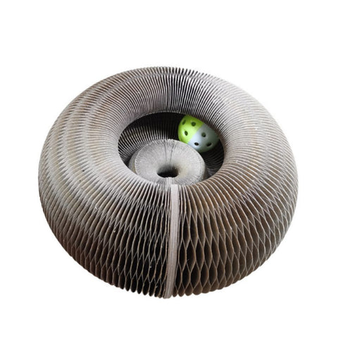 Interactive Cat Scratching Board,Cat Grinding Claw Scratching Board with a Toy Bell Ball Convenient Cat Toy Durable Recyclable In Australia - Darrahopens
