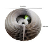 Interactive Cat Scratching Board,Cat Grinding Claw Scratching Board with a Toy Bell Ball Convenient Cat Toy Durable Recyclable In Australia - Darrahopens