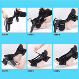 Plantar fasciitis night splint - plantar fasciitis female night splint - heel pain night splint with soft foam pad
