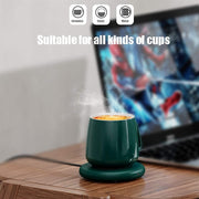 Coffee Mug Warmer Mug Set App Temperature Control Smart Mug for Desk Heated Ceramic Coffee Mug with Auto Shut Off