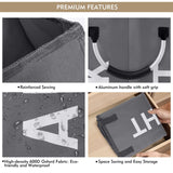 Large laundry basket with 2 compartments, foldable laundry bag, foldable laundry basket, foldable laundry storage box