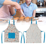 Kids Apron and Chef Hat Set Cute Children Baking Aprons Comfortable Cotton Canvas for Cooking Baby Baking Aprons