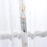 Metal Multi-Tube Solid Wood Wind Chime Lovely Outdoor Living Yard Garden Decorations Window Bells Wall Hanging Ornaments